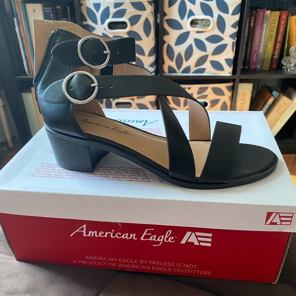Black dress sandal